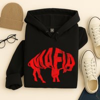 Wny Pride Faded Red Buffalo Hoodie