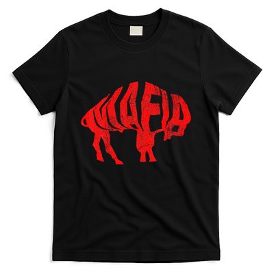 Wny Pride Faded Red Buffalo T-Shirt