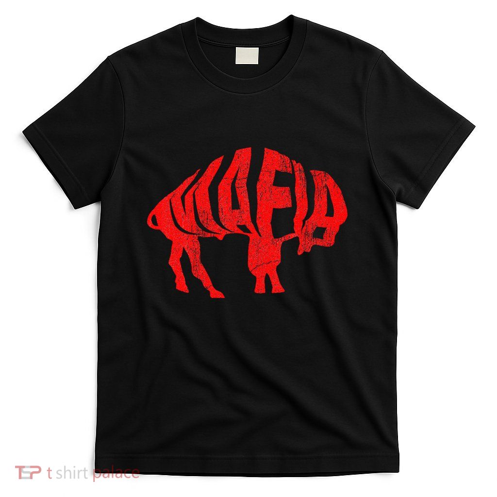 Wny Pride Faded Red Buffalo T-Shirt