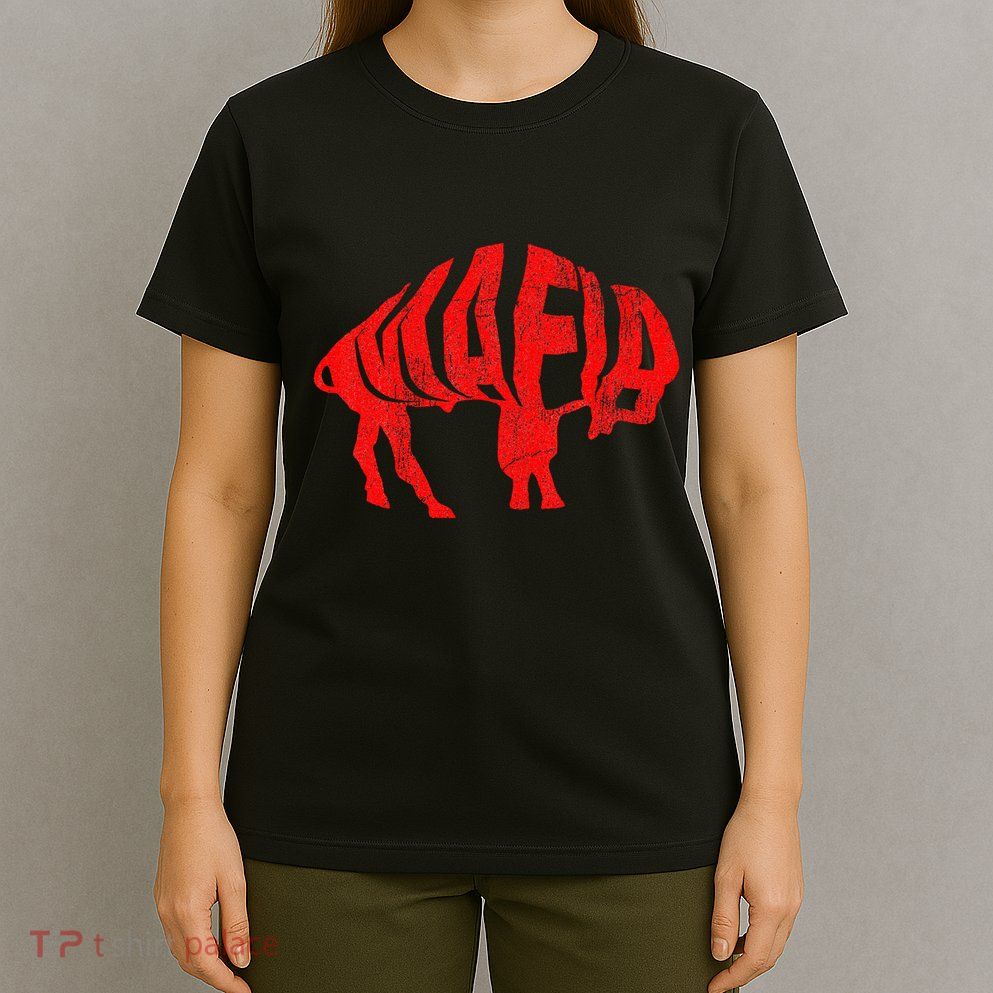 Wny Pride Faded Red Buffalo T-Shirt