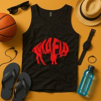 Wny Pride Faded Red Buffalo Tank Top