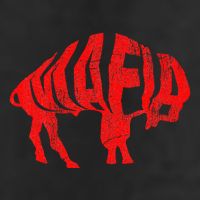 Wny Pride Faded Red Buffalo Golf Towel