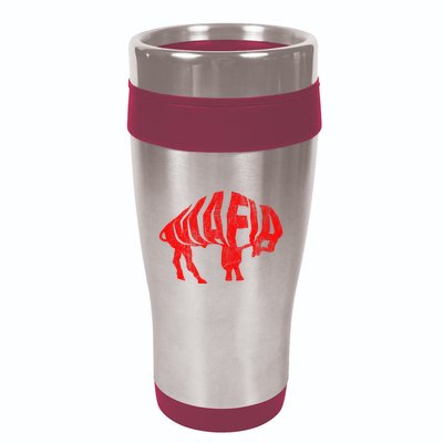 Wny Pride Faded Red Buffalo 16oz Travel Tumbler
