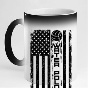 Water Polo Great Gift Cute Team Aquatic Sport Hood Usa Gift 11oz Black Color Changing Mug