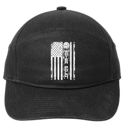 Water Polo Great Gift Cute Team Aquatic Sport Hood Usa Gift 7-Panel Snapback Hat