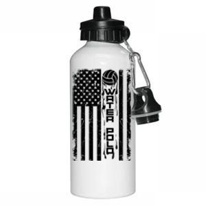 Water Polo Great Gift Cute Team Aquatic Sport Hood Usa Gift Aluminum Water Bottle