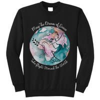 World Peace Gift Peace And Love Dove May Peace Take Flight Sweatshirt