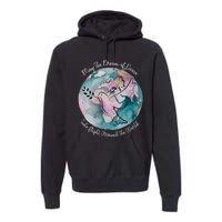 World Peace Gift Peace And Love Dove May Peace Take Flight Premium Hoodie