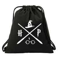 Wizard Potter Glasses Move Symbol Drawstring Bag
