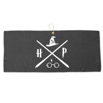 Wizard Potter Glasses Move Symbol Large Microfiber Waffle Golf Towel