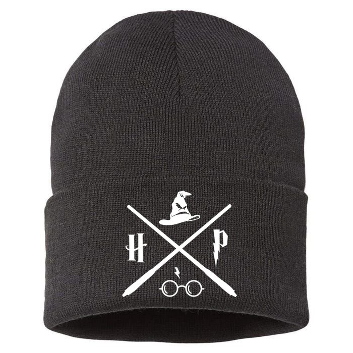 Wizard Potter Glasses Move Symbol Sustainable Knit Beanie