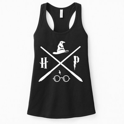 Wizard Potter Glasses Move Symbol Womens Tank Top