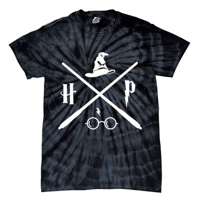 Wizard Potter Glasses Move Symbol Tie-Dye T-Shirt