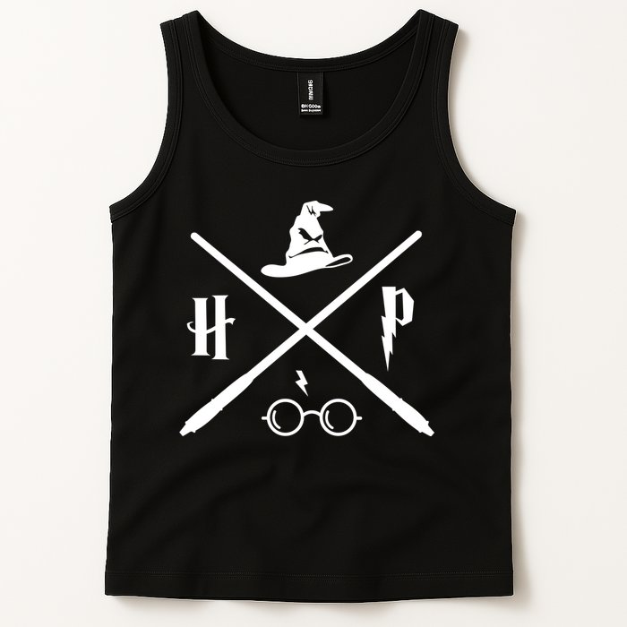 Wizard Potter Glasses Move Symbol Tank Top