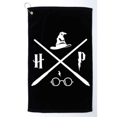 Wizard Potter Glasses Move Symbol Platinum Collection Golf Towel