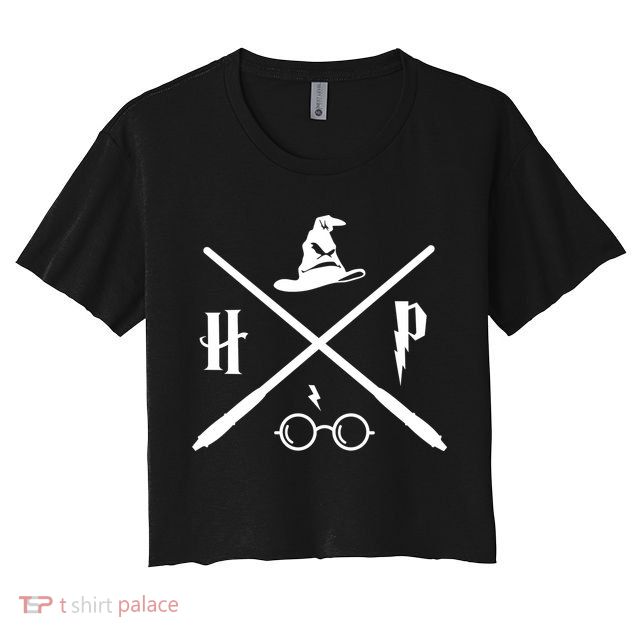 Wizard Potter Glasses Move Symbol Crop Top