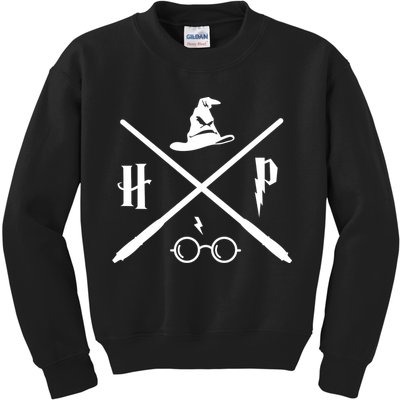 Wizard Potter Glasses Move Symbol Kids Sweatshirt