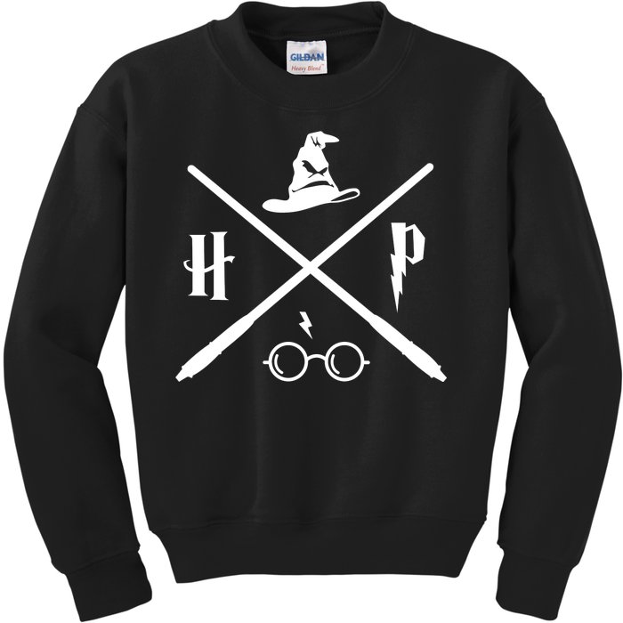 Wizard Potter Glasses Move Symbol Kids Sweatshirt