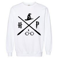 Wizard Potter Glasses Move Symbol Garment-Dyed Sweatshirt