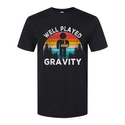 Well Played Gravity Get Well Soon Broken Arm Funny Surgery Softstyle CVC T-Shirt