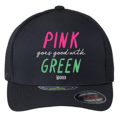 Wicked P.I.N.K Goes Good With Green Flexfit Unipanel Trucker Cap