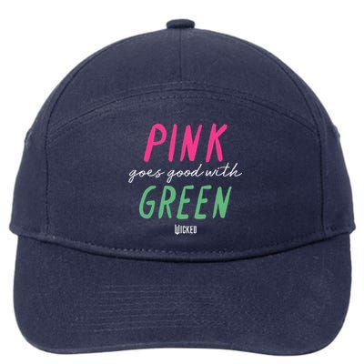 Wicked P.I.N.K Goes Good With Green 7-Panel Snapback Hat