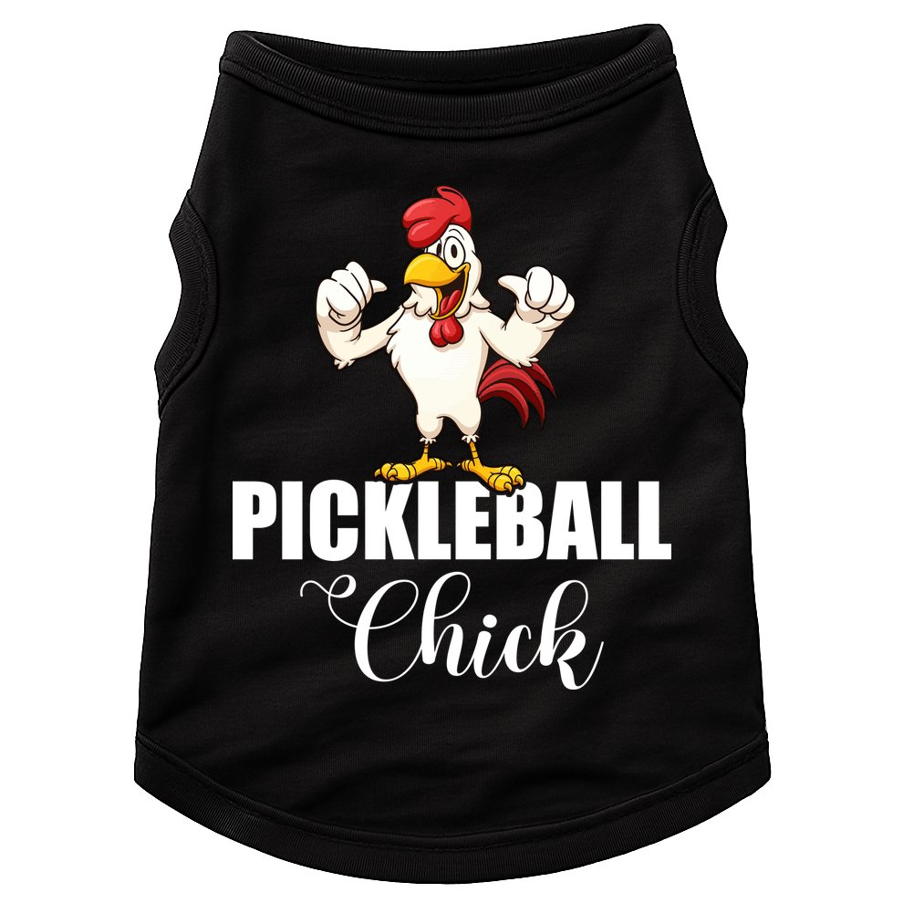 Womens Pickleball Gift Pickle Ball Chick Player Doggie Tank