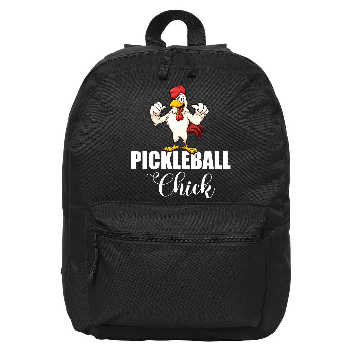 Womens Pickleball Gift Pickle Ball Chick Player 16 in Basic Backpack