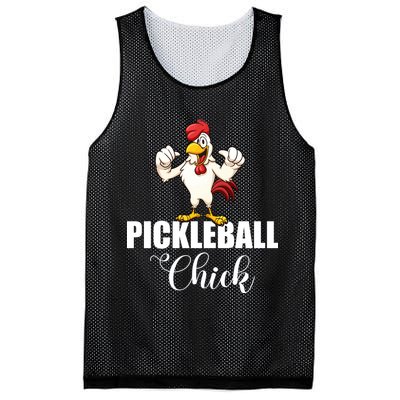 Womens Pickleball Gift Pickle Ball Chick Player Mesh Reversible Basketball Jersey Tank