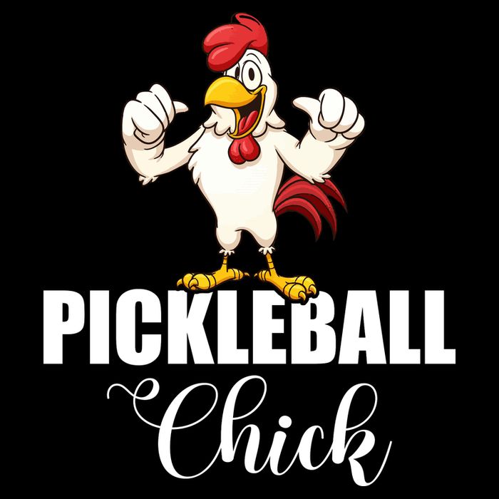 Womens Pickleball Gift Pickle Ball Chick Player Zip Tote Bag
