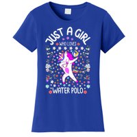 Water Polo Gift Just A Who Loves Water Polo Cool Gift Women's T-Shirt