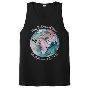 World Peace Gift Peace And Love Dove May Peace Take Flight PosiCharge Competitor Tank