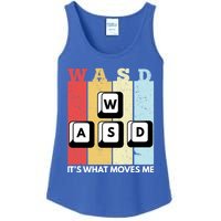 Wasd Pc Gamer Pc Master Race Retro Video Game Wasd Cute Gift Ladies Essential Tank