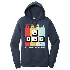 Wasd Pc Gamer Pc Master Race Retro Video Game Wasd Cute Gift Women's Pullover Hoodie