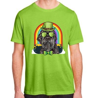 Wirehaired Pointing Griffon Dog Funny St Patricks Day Gift Adult ChromaSoft Performance T-Shirt