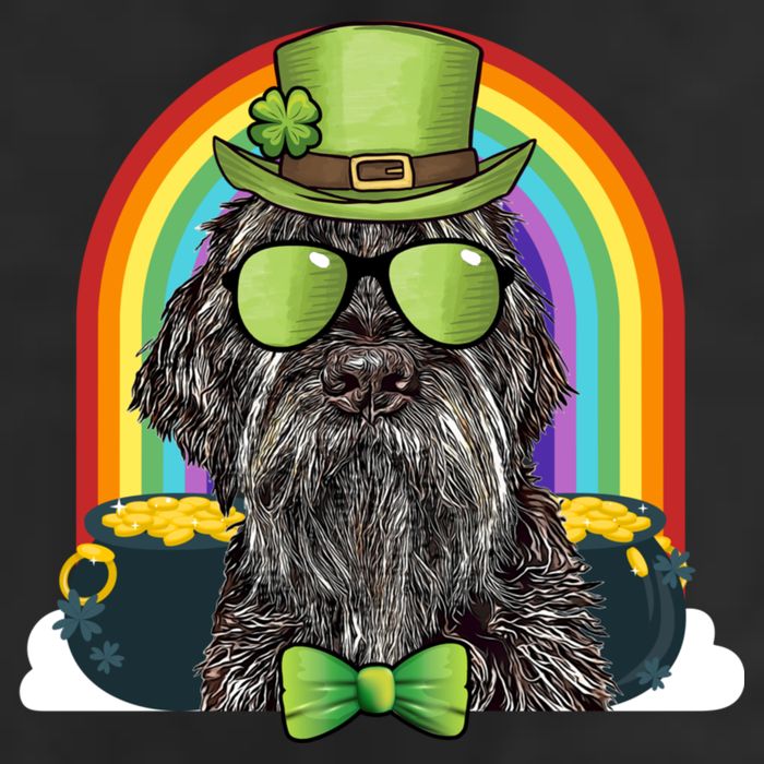 Wirehaired Pointing Griffon Dog Funny St Patricks Day Gift Cool Comfort Performance Bucket Hat