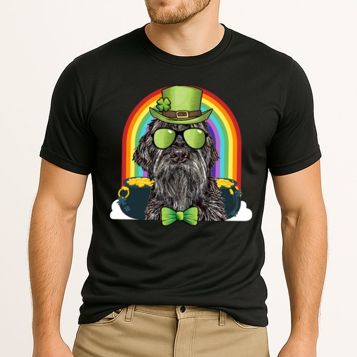 Wirehaired Pointing Griffon Dog Funny St Patricks Day Gift Performance Shirt