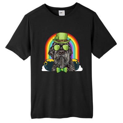 Wirehaired Pointing Griffon Dog Funny St Patricks Day Gift Tall Fusion ChromaSoft Performance T-Shirt