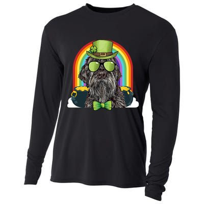 Wirehaired Pointing Griffon Dog Funny St Patricks Day Gift Cooling Performance Long Sleeve Crew
