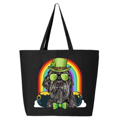 Wirehaired Pointing Griffon Dog Funny St Patricks Day Gift 25L Jumbo Tote