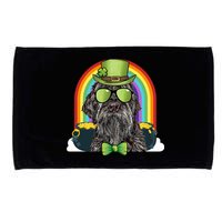 Wirehaired Pointing Griffon Dog Funny St Patricks Day Gift Microfiber Hand Towel