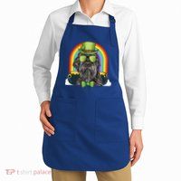 Wirehaired Pointing Griffon Dog Funny St Patricks Day Gift Apron