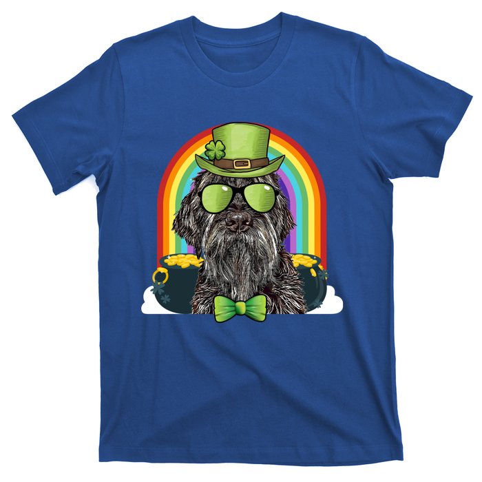 Wirehaired Pointing Griffon Dog Funny St Patricks Day Gift T-Shirt