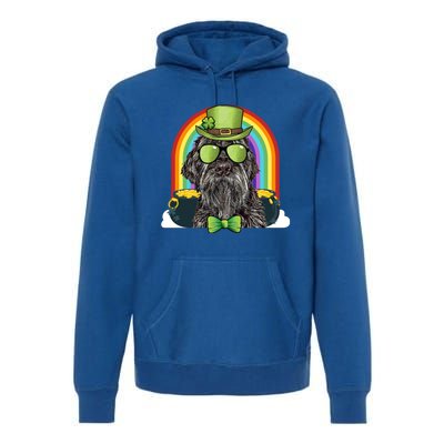 Wirehaired Pointing Griffon Dog Funny St Patricks Day Gift Premium Hoodie