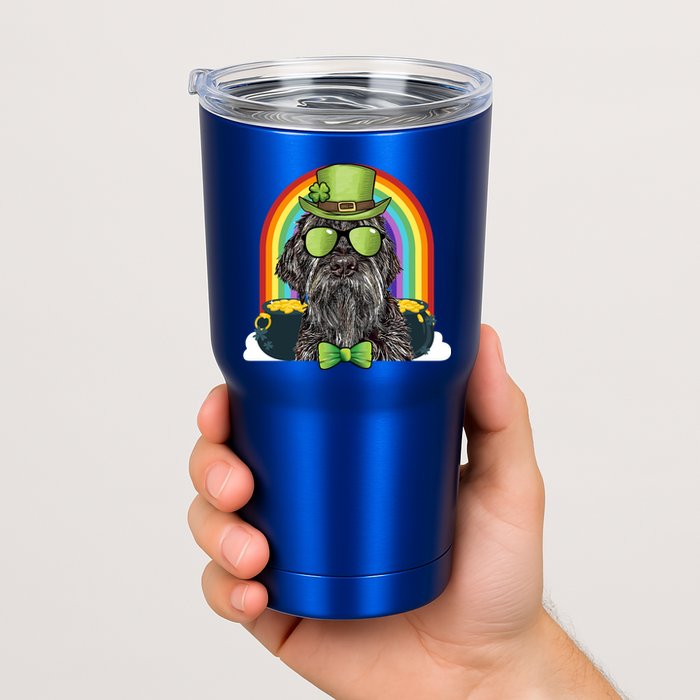 Wirehaired Pointing Griffon Dog Funny St Patricks Day Gift Tumbler
