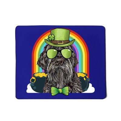 Wirehaired Pointing Griffon Dog Funny St Patricks Day Gift Mousepad