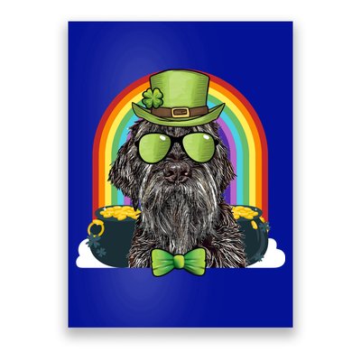 Wirehaired Pointing Griffon Dog Funny St Patricks Day Gift Poster