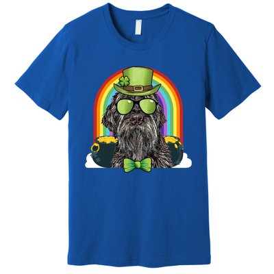 Wirehaired Pointing Griffon Dog Funny St Patricks Day Gift Premium T-Shirt