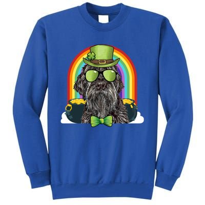 Wirehaired Pointing Griffon Dog Funny St Patricks Day Gift Tall Sweatshirt