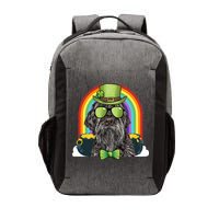 Wirehaired Pointing Griffon Dog Funny St Patricks Day Gift Vector Backpack